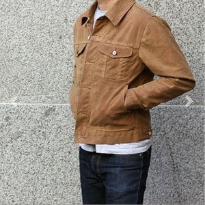 Gustin Waxed Canvas Original Trucker Jacket